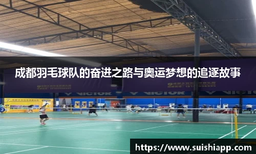 成都羽毛球队的奋进之路与奥运梦想的追逐故事